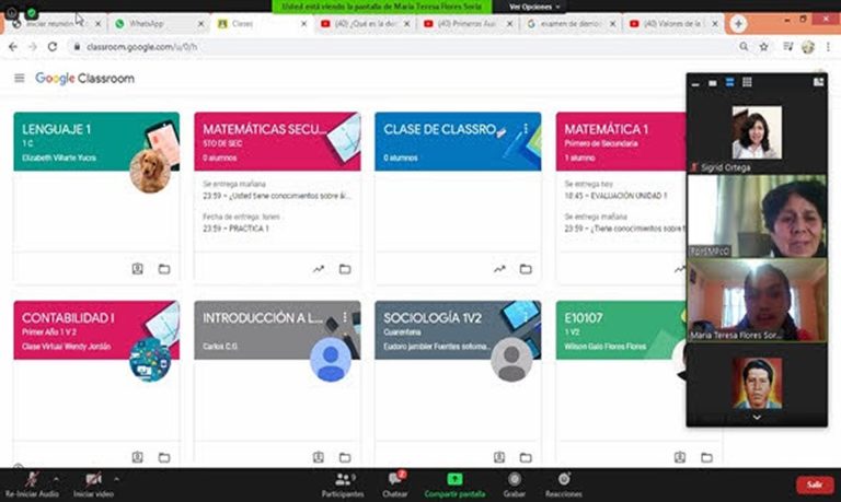 MAESTROS BOLIVIANOS APRENDEN GOOGLE CLASSROOM JUNTO A AYNI